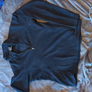 Patagonia capilene black 1/4 zip fleece medium vintage